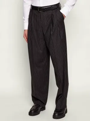 HUGO Spodnie Fedix251 | Relaxed fit | z dodatkiem wełny