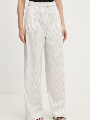 HUGO spodnie garniturowe damskie z wiskozą Hejuly