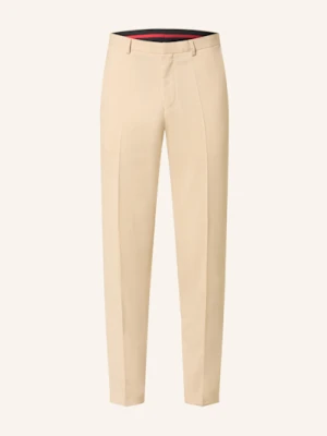 Hugo Spodnie Garniturowe Hesten Extra Slim Fit beige