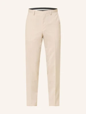 Hugo Spodnie Garniturowe Hesten Extra Slim Fit beige