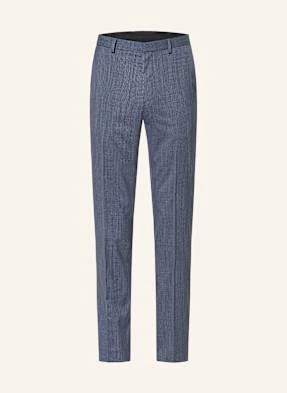 Hugo Spodnie Garniturowe Hesten Extra Slim Fit blau