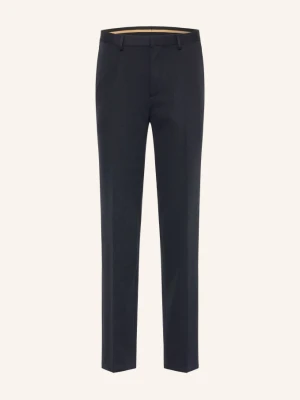 Hugo Spodnie Garniturowe Hesten Extra Slim Fit blau