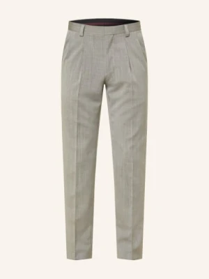 Hugo Spodnie Garniturowe Hesten Extra Slim Fit grau