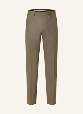 Hugo Spodnie Garniturowe Hesten Extra Slim Fit gruen