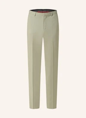Hugo Spodnie Garniturowe Hesten Extra Slim Fit gruen