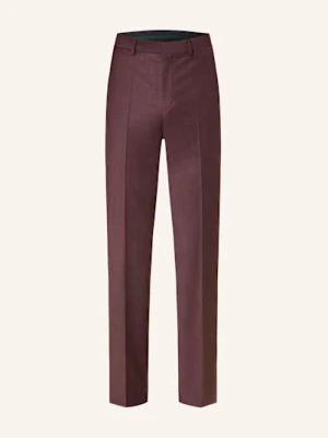 Hugo Spodnie Garniturowe Hesten Extra Slim Fit rot