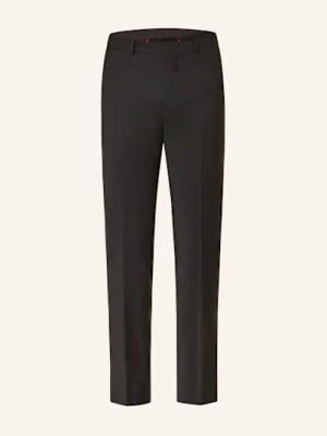 Hugo Spodnie Garniturowe Hesten Slim Fit schwarz