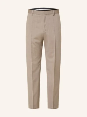 Hugo Spodnie Garniturowe Teagan Modern Fit beige