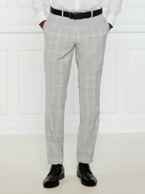 HUGO Spodnie Getlin232X | Slim Fit | z dodatkiem wełny