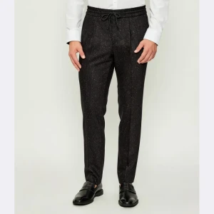 HUGO Spodnie Getlin251F3 | Slim Fit | z dodatkiem jedwabiu