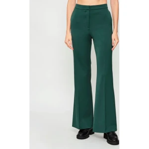 HUGO Spodnie Halenina | flare fit