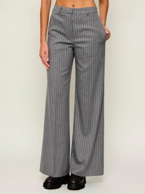 HUGO Spodnie Hasmina | Relaxed fit szary
