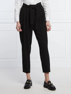 HUGO Spodnie hereta | carrot fit czarny