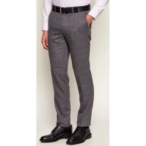 HUGO Spodnie Hesten253X | Extra slim fit | z dodatkiem wełny