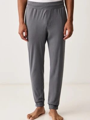 HUGO spodnie lounge męskie bawełniane z elastanem Laze Pants CW szary