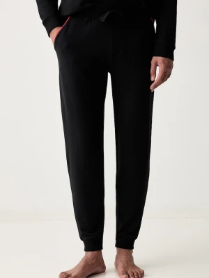 HUGO spodnie lounge męskie z bawełną NOAH PANTS czarny