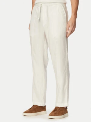 HUGO Spodnie materiałowe Cino 262FW 50562791 Kremowy Straight Fit