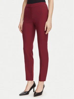 HUGO Spodnie materiałowe Hagonia-1 50539991 Czerwony ciemny Slim Fit
