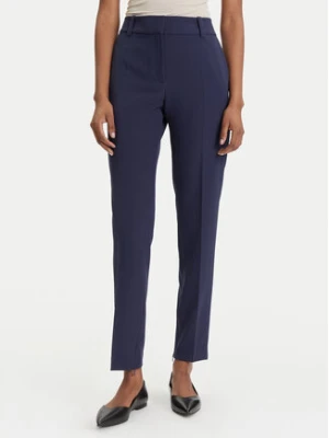 HUGO Spodnie materiałowe Hedima-1 50544742 Granatowy Slim Fit