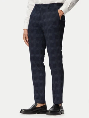 HUGO Spodnie materiałowe Hesten263X-H spo50565367 Granatowy Extra Slim Fit