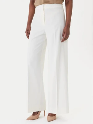 HUGO Spodnie materiałowe Huzili 50558131 Écru Wide Leg