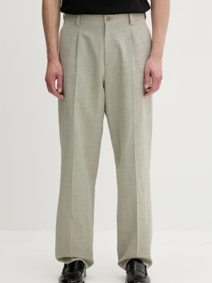 HUGO spodnie męskie z lnem Flips251X