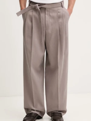 HUGO spodnie męskie z lyocellem Fedix244F1X