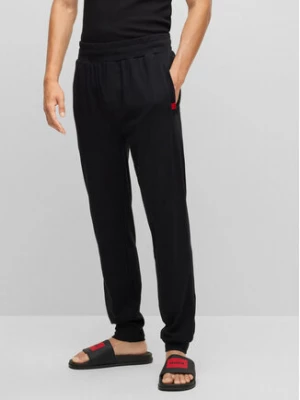 Hugo Spodnie piżamowe Labelled 50478929 Czarny Regular Fit
