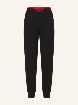 Hugo Spodnie Rekreacyjne Sporty Logo schwarz