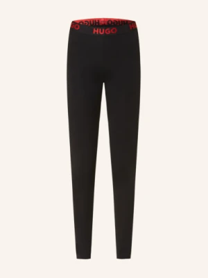 Hugo Spodnie Rekreacyjne Sporty Logo schwarz