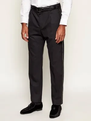 HUGO Spodnie Teagan254E1X | Modern fit | z dodatkiem wełny