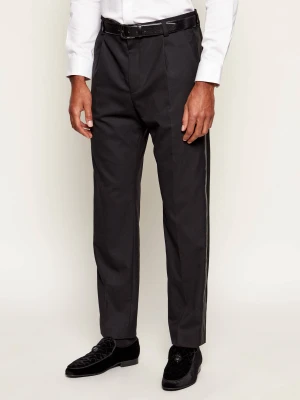 HUGO Spodnie Teagan254E1X | Modern fit | z dodatkiem wełny