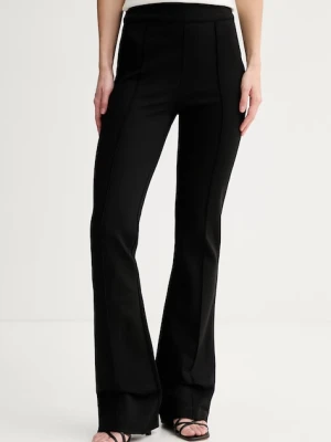 HUGO spodnie wide leg damskie z wiskozy Nolphine