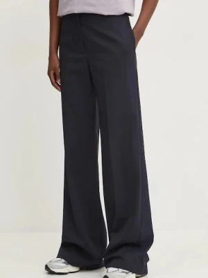 HUGO spodnie z domieszką wełny