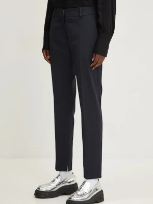 HUGO spodnie z domieszką wełny