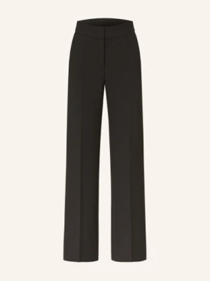 Hugo Spodnie Z Materiału Marlowego Hasemoni schwarz