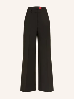 Hugo Spodnie Z Materiału Marlowego Hasmina schwarz