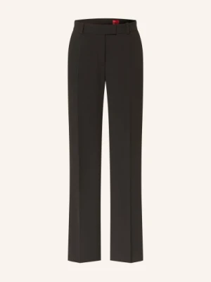 Hugo Spodnie Z Materiału Marlowego Hilando schwarz