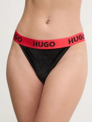 HUGO stringi kolor czarny 50527163