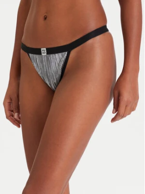 HUGO Stringi Plisse 50549896 Srebrny