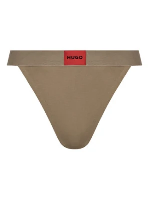HUGO Stringi String Red Label 50492326 Brązowy