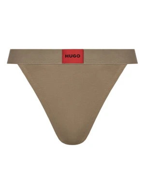 HUGO Stringi String Red Label 50492326 Brązowy