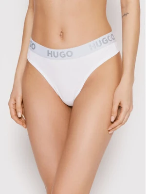 Hugo Stringi Thong Sporty Logo 50469651 Biały