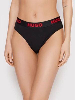 Hugo Stringi Thong Sporty Logo 50469651 Czarny
