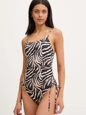 HUGO strój kąpielowy jednoczęściowy damski FANCY_Swimsuits czarny