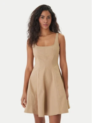 HUGO Sukienka codzienna Kademe 50559409 Beżowy Regular Fit