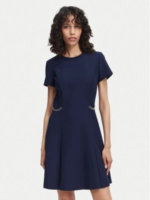 HUGO Sukienka codzienna Kaelyn 50564798 Granatowy Regular Fit