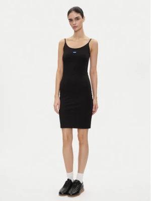 HUGO Sukienka codzienna Narya 50538896 Czarny Slim Fit