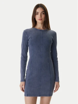HUGO Sukienka dzianinowa Nopal 50552814 Niebieski Slim Fit