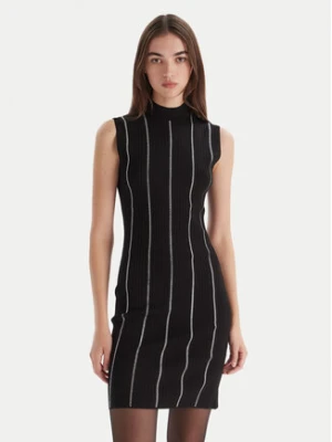 HUGO Sukienka dzianinowa Sbonny 50548258 Czarny Slim Fit